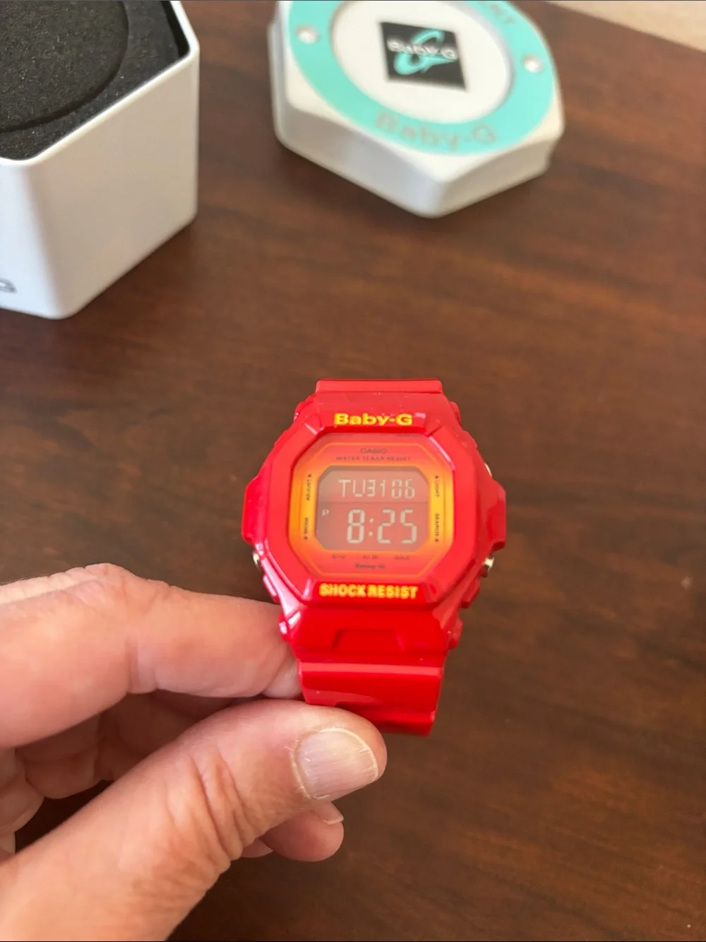 2013 Casio Baby G BG-5600SA 21 mm shock resist watch with original tin